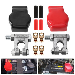 CNSPEED Battery <b>Terminals</b> A52425-2 Screw Type Positive Negative With Cover For Car Truck - Product Image 1