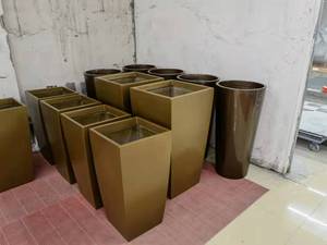 Jardinière en résine <span class=keywords><strong>de</strong></span> fibre <span class=keywords><strong>de</strong></span> verre, poids léger, durable, <span class=keywords><strong>grand</strong></span> carré, poterie, <span class=keywords><strong>pot</strong></span> <span class=keywords><strong>de</strong></span> plante <span class=keywords><strong>de</strong></span> jardin intérieur et extérieur, vente en gros - Product Image 6