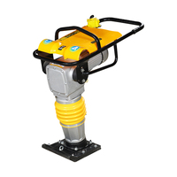 Pilonneuse à faible bruit avec 4 roues, alternative au compacteur à plaque portable pour le jardin