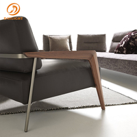 Fauteuil de détente moderne et créatif en cuir, fauteuil rembourré, fauteuil inclinable pour salon, fauteuil de salon en tissu, canapé, chaise de chambre à coucher