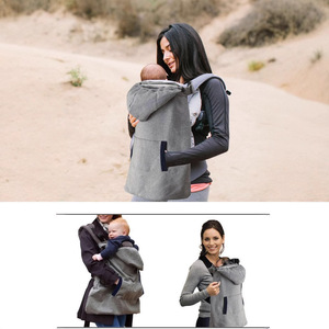 Marsupio fionda per bambini copricostume invernale con cappuccio antivento zaino per bambini copricostume per mantelli copertura invernale - Product Image 2