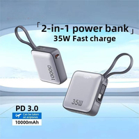 Batterie Li-Polymère Haute Capacité M92, Power Bank, Charge Rapide, 10000mAh, Voyage en Plein Air, Portable, Mini PD35W