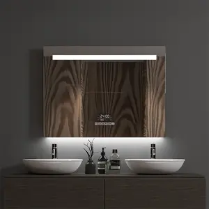 High Quality Wall Mounted LED Illuminate Bathroom Mirror With Motion Sensor Switch Led Mirror For Bathroom