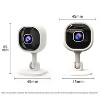 Caméra de sécurité domestique WiFi HD Audio bidirectionnel 360 rotation Vision nocturne Smart Camara de Seguridad Baby Monitor