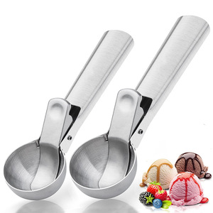 ที่ตักไอศกรีมแบบลูกบอล พร้อมโลโก้สั่งทำ สำหรับใช้ในครัวเรือน เด็กและผู้ใหญ่ อุปกรณ์ทำลูกผลไม้ - Product Image 1