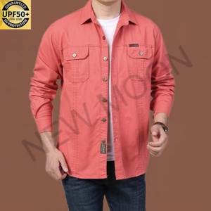Camisa de Algodón de Alta Calidad Personalizada para Hombre, Manga Larga, Color Sólido, con Bolsillo, Corte Ajustado, Estilo Casual - Product Image 3