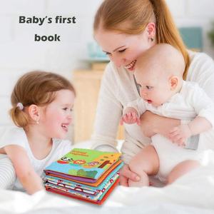 Paquete de 6 Libros de Tela Educativos para Bebés, Libros Sensoriales de Aprendizaje Temprano, Libros de Tela Suaves y Lavables para Bebés - Product Image 2