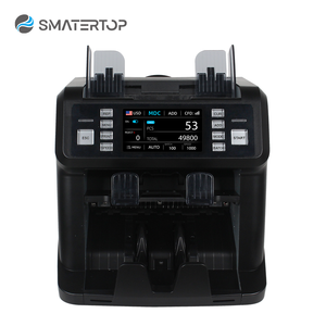 AL-955 Touch Screen con due tasche Sorter e ha detto sullo schermo valute miste macchina da banco per le fatture di selezionatore Multi-banconote per MXN - Product Image 2