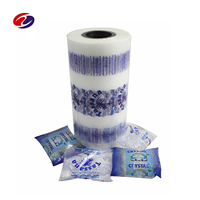 Rouleau de Film Plastique PEBD Imprimé pour Sachets d'Eau Potable 500 ml