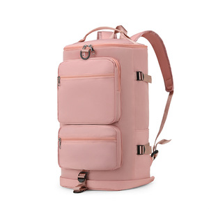 Korean Style Quilted Lattice Travel Duffle Bag Fashion Large Capacity Multifunctional Sports Gym Shoulder Bag for Outdoor - Product Image 2