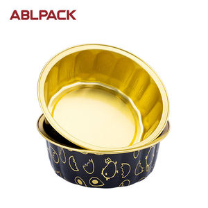 235ML feuille Cupcake jetable Muffin Liner cuisson tasse gâteau papier aluminium Cupcake pointe Pan ramequin supports <span class=keywords><strong>petites</strong></span> tasses à pouding - Product Image 5
