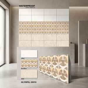 Azulejos de pared de cerámica brillante digital a precio barato de suministro de fábrica de La India azulejos interiores esmaltados de 30x60cm baño al aire libre - Product Image 4