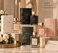 Ensemble d'emballage de parfum de luxe personnalisé, flacon de parfum en verre avec boîte en papier de qualité supérieure