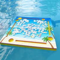 Tapis de Mahjong Pliable de Haute Qualité en EVA, Plateau Flottant avec Étui de Transport