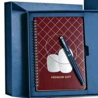 Diario con logotipo personalizado en espiral, planificador diario y cuaderno con mensaje inspirador