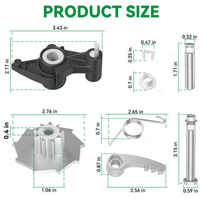 Kit de reparación de engranajes de estacionamiento y liberación de freno de estacionamiento de carrito de <span class=keywords><strong>golf</strong></span> para Club Car 2009-up Precedent y <span class=keywords><strong>2018</strong></span>-UP TempoOEM #103777601 - Product Image 5