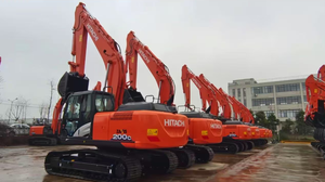 Excavadora de orugas multifunción japonesa Original usada Hitachi ZX200C alta eficiencia Hitachi ZX350 170 en buenas condiciones a la venta - Product Image 2