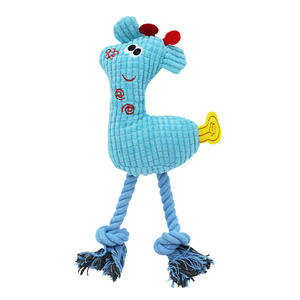 Lynpet pengiriman cepat grosir Rusa berbentuk tali katun Mainan Gigit hewan peliharaan mainan Interactive Ahan anjing kucing interaktif - Product Image 2