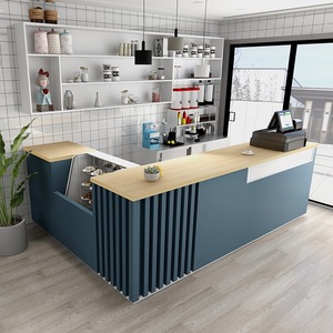 Cà phê cửa hàng & bánh cửa hàng thiết kế truy cập cafe đồ nội thất với LED chiếu sáng sản phẩm <span class=keywords><strong>Showcase</strong></span> - Product Image 1