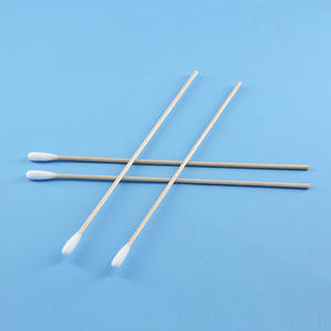 100 pièces/sac 6 pouces 4.2mm 10mm bâton de nettoyage <span class=keywords><strong>tige</strong></span> en <span class=keywords><strong>bois</strong></span> outil de nettoyage <span class=keywords><strong>coton</strong></span>-<span class=keywords><strong>tige</strong></span> écouvillons - Product Image 3