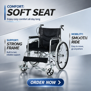 Silla <span class=keywords><strong>de</strong></span> Ruedas Manual Plegable <span class=keywords><strong>de</strong></span> Alta Durabilidad con Respaldo Ajustable y Reposapiés Desmontable, Silla <span class=keywords><strong>de</strong></span> Ruedas con Función <span class=keywords><strong>de</strong></span> Inodoro para Rehabilitación <span class=keywords><strong>de</strong></span> Personas <span class=keywords><strong>Mayores</strong></span> - Product Image 5
