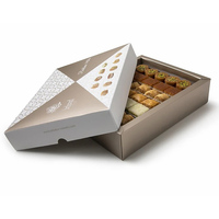 Boîte à biscuits macarons, boîte à bonbons, boîte-cadeau, conteneur, emballage en papier personnalisé, emballage alimentaire avec fenêtre