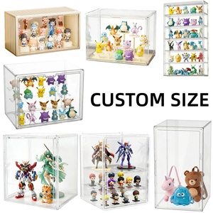 Boîte de présentation empilable en plastique transparent Henry pour figurines, organisateur de bureau, conteneur de présentation pour figurines d'<span class=keywords><strong>action</strong></span> - Product Image 2