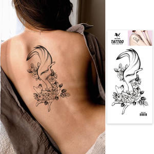 CMJN Impression Corps Art Tatouages Temporaires Étanche <span class=keywords><strong>Tatouage</strong></span> Autocollants Transfert D'eau <span class=keywords><strong>Tatouage</strong></span> Patten tigre Éléphant Dragon - Product Image 1