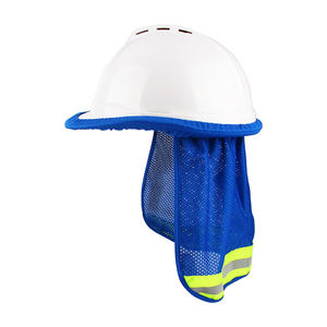 Sombrero de Seguridad con Visera de Malla Transpirable y Poliéster de Alta Visibilidad <span class=keywords><strong>Ekai</strong></span> EK-SH01, Color Amarillo/Orange Fluorescente, Venta al Por Mayor de Fábrica - Product Image 3