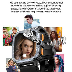 Nouvelle montre intelligente de sport en plein air NFC Pgd 4 Go + 64 Go Écran de 2,03 pouces avec fonction Wifi Enregistrement Réception de <span class=keywords><strong>SMS</strong></span> <span class=keywords><strong>Android</strong></span> 4G Montre intelligente - Product Image 3