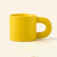 Tasse à café en céramique personnalisable en porcelaine fine, avec logo personnalisé, pour boissons, motif lait mignon