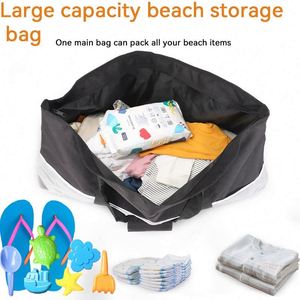 Sac de plage personnalisé grande capacité avec fermeture éclair, nouvelle tendance, pour les vacances d'été, sac de voyage imperméable, fabriqué en usine BSCI - Product Image 5