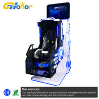 Machine de divertissement VR G-Honor pour intérieur, jeu vidéo d'arcade, simulateur de réalité virtuelle d'avion 360 VR pour un joueur