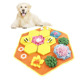 Kaymaz Köpek Koklama Pedleri Karikatür Arı Kovanı Etkileşimli Eğitici Köpek Koklama Besleme Pedleri - Product Image 1