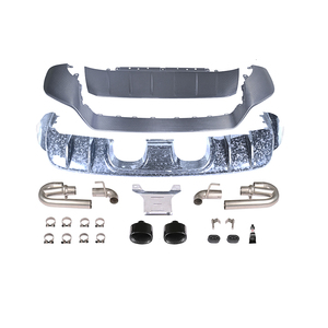 KM <span class=keywords><strong>GT</strong></span> 2018-2023 Cayenne Pare-chocs avant et diffuseur arrière pour mise à niveau, compatible avec le kit carrosserie <span class=keywords><strong>GT</strong></span> pour Kburning en fibre de carbone - Product Image 3