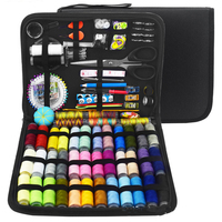 Kit de Couture Portable en Cuir DIY, Ensemble Boîte de Rangement Multifonctionnel pour Voyage et Maison, Sac à Aiguilles de Couture, Fournitures de Voyage