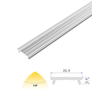 Lentille <span class=keywords><strong>LED</strong></span> concave en PMMA pour bandes <span class=keywords><strong>LED</strong></span> linéaires, lentille d'extrusion linéaire concave, lentille <span class=keywords><strong>LED</strong></span> - Product Image 1