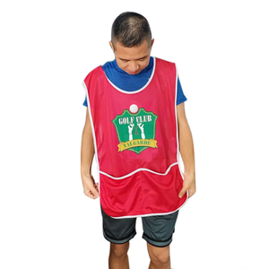 Vietnam 100 pièces quantité minimale de commande bas mignon nom personnalisé Logo sans manches Golf événement Caddy bavoir respirant maille gilet Club Pickleball Caddy tablier - Product Image 6