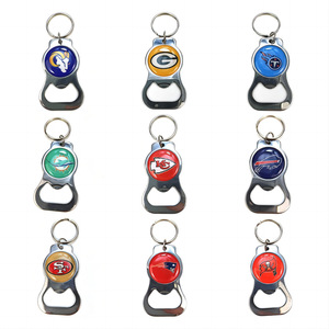 Décapsuleur porte-clés NF portable, souvenir promotionnel de football américain, cadeau pour les fans de sport et de bière - Product Image 1