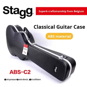 比利时<span class=keywords><strong>Stagg</strong></span> ABS吉他盒民间古典原声吉他低音吉他电吉他电贝斯方形巴松管盒 - Product Image 6