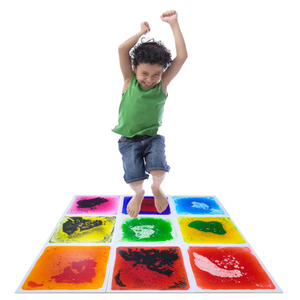 Kết cấu LED ma trận đèn màu nước cảm biến màu RGB âm nhạc tương tác gạch khổng lồ sàn cảm ứng gạch ánh sáng sân khấu - Product Image 6