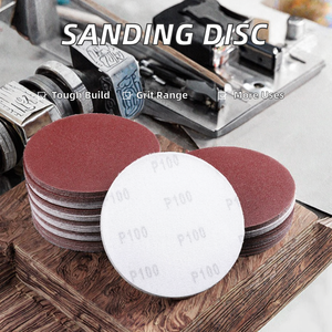 Papel de <span class=keywords><strong>Lija</strong></span> <span class=keywords><strong>Circular</strong></span> de Alúmina Roja de 5 Pulgadas con Gancho y Bucle <span class=keywords><strong>para</strong></span> Pulir Madera y Metal, <span class=keywords><strong>para</strong></span> Lijadora Orbital, Granos 40-2000 - Product Image 2