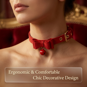 Volwassen seksspeeltjes lederen schattige halsband hondenslavenhalsband met bel voor mannen en vrouwen BDSM gebruik - Product Image 1