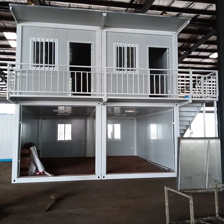 2 story luxury 20ft 40ft office container prefabricated houses for sale