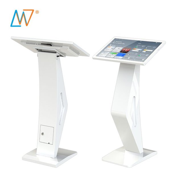 Cheap 24 Inch Small Floor Stand Android Wifi Lcd Tablet Display Electronic Kiosk with Interactive Touch Screen