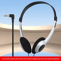 Casques de jeu sur-oreille personnalisés de haute qualité, prise 3,5 mm, codec AAC, étanches IPX-1, réduction active du bruit, son supérieur