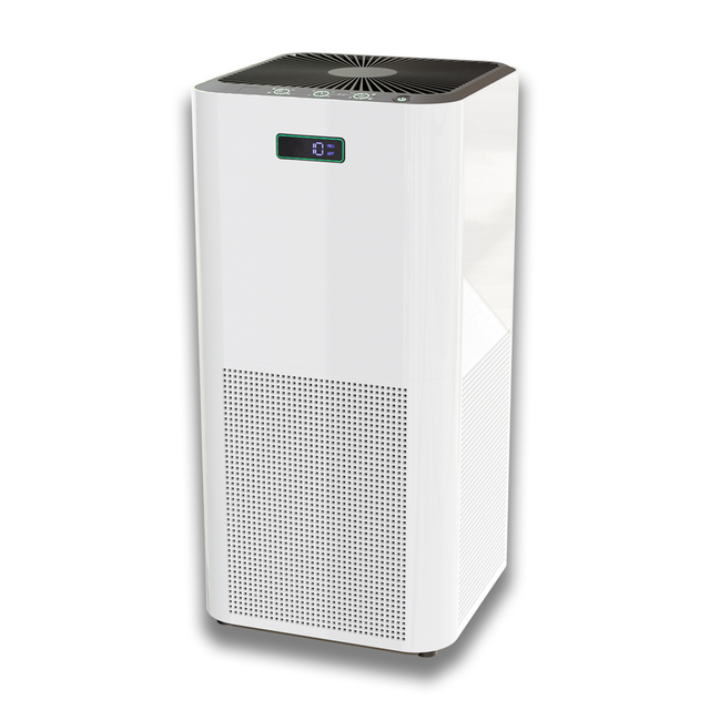 Hepa Filter Portable Electric Air Purifier with UV LED Light CADR 400m3/h for Large Rooms Plastic Material