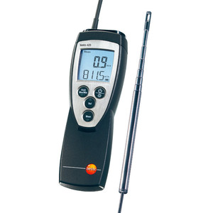 Testo Testo 425 Anémomètre portatif, mesureur de vitesse du vent, résolution 0,01 m/s, outil de mesure de précision du débit d'air - Product Image 1