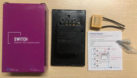 Interrupteur mural intelligent Tuya Wifi avec panneau tactile en verre trempé, éclairage arrière désactivé, pour produits d'automatisation domestique