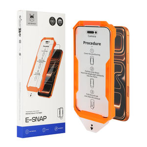 Nouveau design – Protection d'écran en verre trempé 9H ultra transparent anti-poussière pour <span class=keywords><strong>iPhone</strong></span> 17 Pro, 16, 15, 14, 13, 12, 11 – Installation facile avec outil - Product Image 1